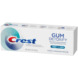 Очищувальна зубна паста Crest Gum Detoxify Deep Clean 116 г (37000754213) краща модель в Луцьку