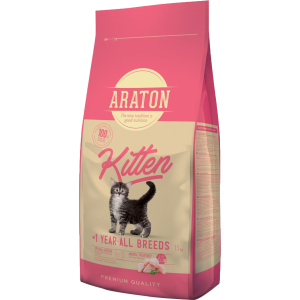 Сухий корм для кошенят ARATON kitten 15 кг (4771317456458)