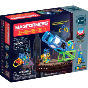 хорошая модель Конструктор магнитный Magformers Магия космоса 55 деталей (709005) (8809134368305)