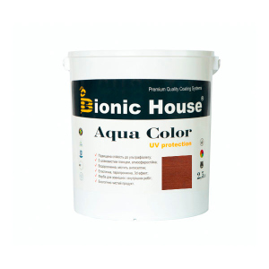 купить Краска для дерева Bionic-House Aqua Color UV-protect 2,5л Марсала