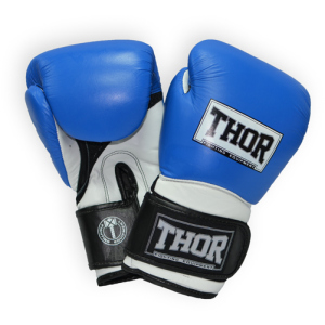 Перчатки боксерские Thor Pro King (PU) 14 унций Blue/White/Black (8041/03(PU) B/Wh/Bl 14 oz.) в Луцке