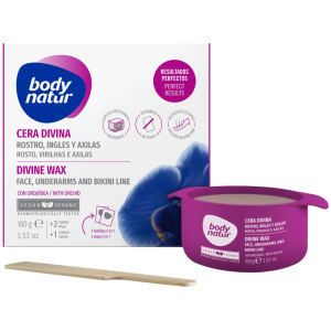 Віск професійний для обличчя області бікіні та пахв Body Natur Divine Wax 100 г + 2 серветки (8414719407258) в Луцьку