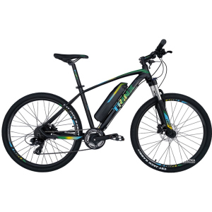 Електровелосипед TRINX E-Bike X1E 17 Matt-Black-Green-Blue (X1EMBGB) в Луцьку