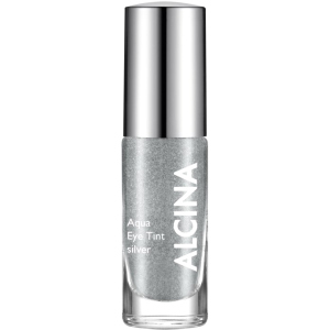 Тени для век Alcina Aqua Eye Tint жидкие silver 5 мл (4008666653420) ТОП в Луцке