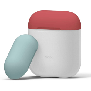 Чохол Elago Duo Case для AirPods Blue/Italian Rose/Coral Blue (EAPDO-LUBL-IROCBL) ТОП в Луцьку