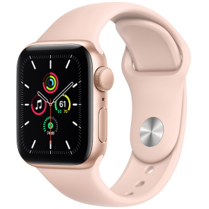 Смарт-часы Apple Watch SE GPS 40mm Gold Aluminum Case with Pink Sand Band (MYDN2UL/A) ТОП в Луцьку