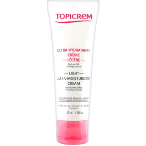 Легкий ультразволожуючий крем Topicrem Light Ultra-Moisturizing Cream 40 мл (3700281703313) краща модель в Луцьку