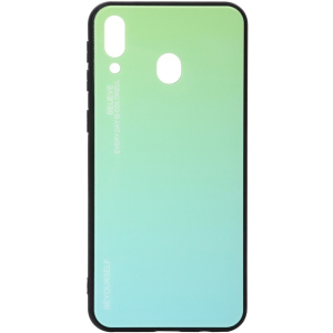 Панель BeCover Gradient Glass для Samsung Galaxy M20 SM-M205 Green-Blue