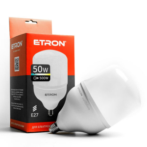 LED лампа ETRON 1-EHP-305 T140 50W 6500K E27 ТОП в Луцьку