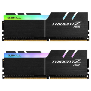 Модуль пам'яті для комп'ютера DDR4 32GB (2x16GB) 3200 МГц TridentZ RGB Black G.Skill (F4-3200C16D-32GTZR) краща модель в Луцьку