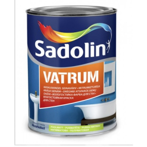 Фарба вологостійка для стін Sadolin Vatrum Білий 3 x 1 л ТОП в Луцьку