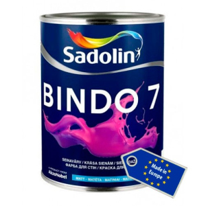 Латексна фарба для внутрішніх робіт Sadolin Bindo 7 Prof Білий 20 л