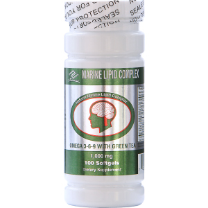 Жирные кислоты Nu-Health Омега-3-6-9 с зеленым чаем 1000 мг капс. №100 (74136039105) в Луцке