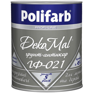 Грунтовка Polifarb Profi-Line ГФ-021 DekoMal 2.7 кг Сіра (PB-113062)