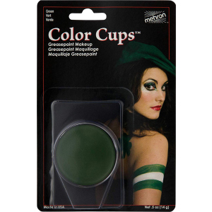 Кремовый грим Mehron Color Cups Green 12 г (CCC-G) (764294502069) ТОП в Луцке