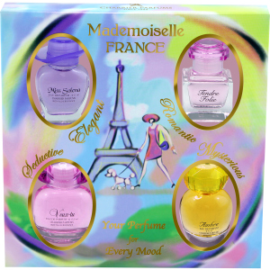 Набір мініатюр парфумерної води Charrier Parfums Mademoiselle France (3442070444112) ТОП в Луцьку