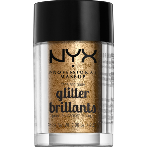 Гліттер NYX Professional Makeup Face & Body Glitter 08 Bronze 2.5 г (800897846800) краща модель в Луцьку