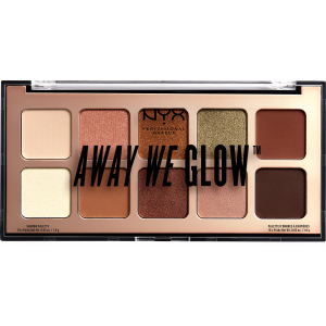 хорошая модель Тени для век NYX Professional Makeup Away We Glow Shdw Plt 02 Hooked On Glow 10 г (800897153991)