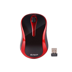 Мышь беспроводная A4Tech G3-280N Black/Red USB V-Track