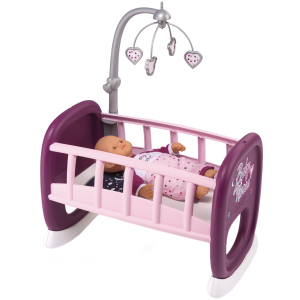 Колиска Smoby Toys Baby Nurse Прованс з мобілем 47 см (220343) (3032162203439) ТОП в Луцьку