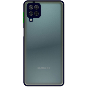 Панель Intaleo Smoky для Samsung Galaxy A12 Blue в Луцке