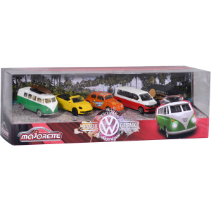 Набір машинок металевих Majorette Volkswagen 7.5 см 5 шт (2057615) (3467452030363) в Луцьку