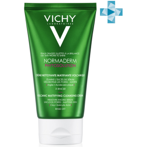 Матирующий крем-гель Vichy Normaderm Phytosolution Mattifying Cleansing Cream для очищения и уменьшения жирного блеска кожи лица 125 мл (3337875703413) в Луцке