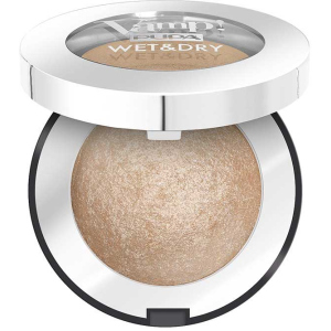 Тени для век Pupa Vamp! Wet&Dry Eyeshadow №100 Shampagne Gold 2.5 г (8011607298426) надежный