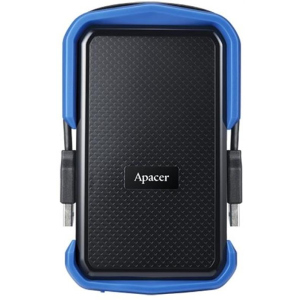 Жорсткий диск HDD ext 2.5 USB 2.0TB Apacer AC631 Black/Blue (AP2TBAC631U-1) ТОП в Луцьку