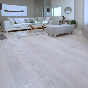 Паркетна дошка FOCUS FLOOR Дуб ETESIAN WHITE MATT (ELARA) 1-смуж. 14x138x1800mm