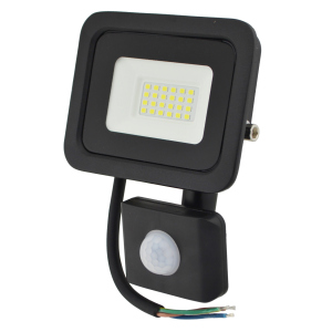 Прожектор LED з датчиком руху Ritar RT-FLOOD/MS 20A 20W IP65 2000Lm Black (01203) в Луцьку