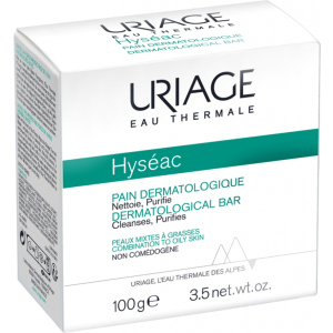 Дерматологічне мило Uriage Hyseac Dermatological Bar "Без мила" 100 г (3661434004568) в Луцьку