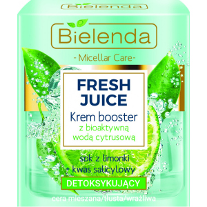 Крем-бустер Bielenda Fresh Juice Детоксифікуючий з біоактивною цитрусовою водою 50 мл (5902169035983) в Луцьку