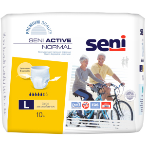 Подгузники-трусики для взрослых Seni Active Normal Large 10 шт (5900516693053) лучшая модель в Луцке