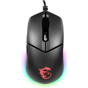 Мышь MSI Clutch GM11 RGB USB Black лучшая модель в Луцке