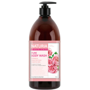 Гель для душа Naturia Роза/Розмарин Pure Body Wash Rose & Rosemary 750 мл (8802929996691) ТОП в Луцке