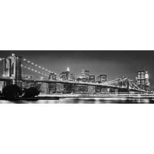 Фотошпалери флізелінові Komar Brooklyn Bridge (Бруклінський міст) 368х124 см 2 сегменти (XXL2-320)