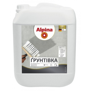 Ґрунтовка Alpina Грунт 10 л Прозора