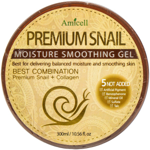 купити Гель для тіла Amicell Premium Snail Moisture Зволожуючий з муцином равлики 300мл (8809519410179)