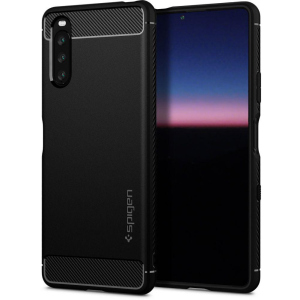 Чохол Spigen Rugged Armor для Sony Xperia 10 III Matte Black ТОП в Луцьку