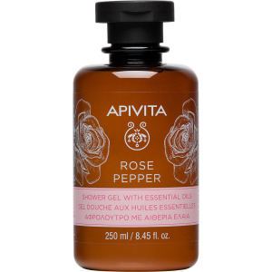 Гель для душа Apivita Rose Pepper с эфирными маслами 250 мл (5201279074548) ТОП в Луцке