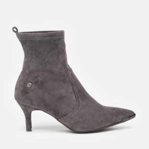 Ботильйони XTI Microfiber Ladies Ankle Boots 35104 40 25 см Сірі (8434739563413) в Луцьку