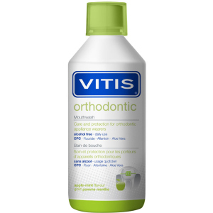 Ополіскувач для ротової порожнини Dentaid Vitis Orthodontic 500 мл (8427426046757/8427426061972) краща модель в Луцьку