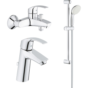 Набір змішувачів GROHE Eurosmart 124458 (23322001 + 33300002 + 27853001) надійний