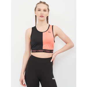 Спортивний топ Puma Train Elastic Crop Top 52037424 XS Georgia Peach-Puma Black (4063697413009) рейтинг