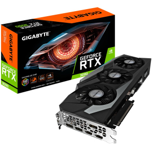 Видеокарта Gigabyte, GeForce RTX 3090, GAMING OC, 24Gb GDDR6X, 384-bit, 2xHDMI/3xDP, 1755/19500 MHz, 2x8-pin (GV-N3090GAMING OC-24GD) ТОП в Луцке