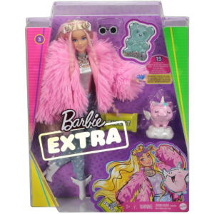 Лялька Barbie Екстра в рожевій пухнастій шубці (GRN28) (0887961908480) в Луцьку