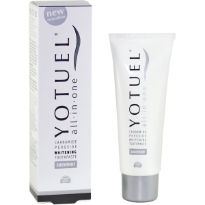 Зубна паста Yotuel All In One Snowmint Whitening відбілююча 75 мл (8426181973353) в Луцьку