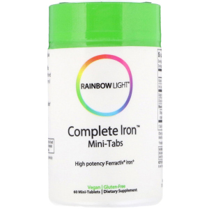 Витамины Rainbow Light Железо Complete Iron 60 мини таблеток (21888200610) лучшая модель в Луцке