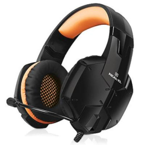 Наушники REAL-EL GDX-7700 SURROUND 7.1 black-orange лучшая модель в Луцке